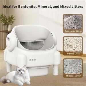 Caixa de Areia Inteligente para Gatos com Autolimpeza Automática, Controle por Aplicativo WIFI, Design Aberto, Sanitário Inteligente para Gatos, Produto para Gatos - Product Image 6