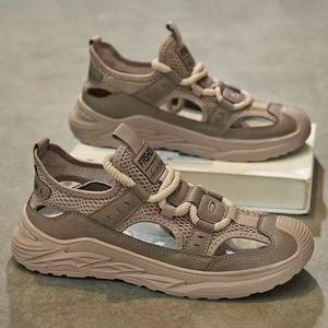 Chaussures de sport décontractées pour hommes, nouvelle collection hiver/printemps/automne, à lacets, pour l'extérieur et la plage, souples, antidérapantes, respirantes, légères, en maille - Product Image 6