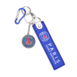 พวงกุญแจทีม PVC ปารีส เชลซี ลิเวอร์พูล สำหรับ แอตเลติโก มาดริด บาร์เซโลน่า เอซี มิลาน สำหรับกระเป๋าเป้ กระเป๋าเดินทาง จี้กุญแจ - Product Image 2