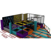 Parque de Trampolines al Aire Libre para Niños, Parque Infantil con Trampolines, Equipo de Trampolines para Interiores, Parque de Atracciones