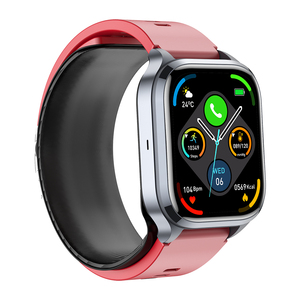 Tkyuan máy bơm không khí Ture huyết áp sức khỏe thông minh đồng hồ BT cuộc gọi nhiệt độ cơ thể máu Oxy Uric Acid lipid máu Smartwatch - Product Image 6