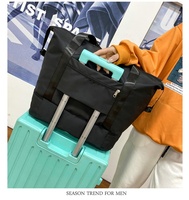 Tas Tote Olahraga Custom dengan Kantong Sepatu, Bahan Nylon Anti Air, Model Blockcolor Scalable Separation Dry Wet, Sac De Tas Tasche