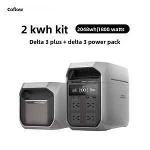 Station d'alimentation portable <span class=keywords><strong>ECOFLOW</strong></span> Delta 3PLUS, 220V, 1800W, batterie de stockage d'énergie 1kWh pour la conduite autonome et le camping - Product Image 3