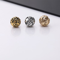 Boutons ronds creux en métal de style chinois économiques pour costumes Tang, Hanfu, Cheongsam – Vente en gros B2B