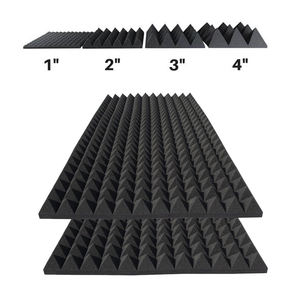 Youwei Maßgefertigter Schwarzer Pyramidenschaumstoff Akustikpaneel Schallschutz Direkt ab Werk - Product Image 1
