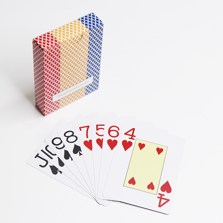 Front and Back Both Sides Custom Printed Playing Cards