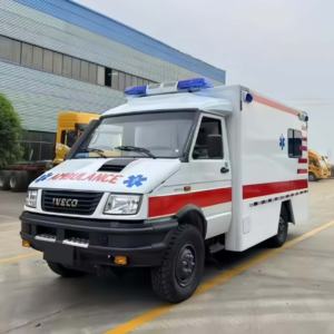 Ambulance médicale diesel manuelle robuste, véhicule de secours d'urgence neuf, norme d'émission EURO 5 pour usage hospitalier, prix compétitif - Product Image 4