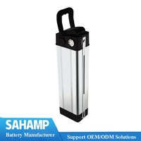 Batterie au lithium 24V Silverfish pour vélo électrique avec chargeur, protection BMS intégrée pour vélo électrique pliable
