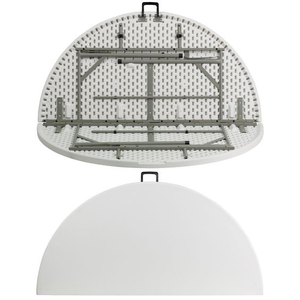 Tavoli pieghevoli di plastica rotondi all'aperto dell'hdpe portatile bianco di trasporto veloce all'ingrosso cinese per 4 persone - Product Image 5