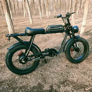 Bicicleta eléctrica de montaña con batería de litio para hombre y adulto, bici de 20 ruedas con suspensión completa, 500w