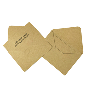 Customized Wedding Party Invitation Thank You Gift Card Kraft Paper <strong>Envelope</strong> for Birthday or Business - Product Image 1