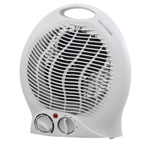 Ventilateur de salle de bain portable 1000W 2000W avec fonction chaud/froid 23x13x27cm Blanc - Product Image 1