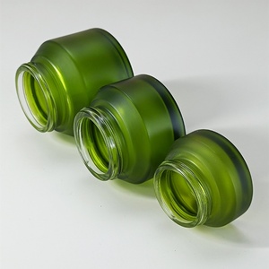 15ml 30ml 60ml 100ml 200ml Slant Shoulder Frosted Green Cleanser Lotion Glass <b>Pump</b> <b>Bottles</b> Body Oil Hair Serum <b>Bottles</b> - Product Image 3