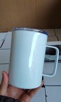 Usa Warehouse 12 oz 16oz tasses à sublimation vierges gobelet à café tasse de camp à sublimation vierge camping-car camping 12 oz sublimation vierge