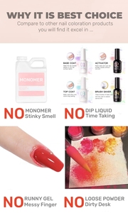 MyBeautyNails-polvo acrílico de etiqueta privada, paleta a granel de 16 colores, conjunto de pigmento <span class=keywords><strong>Pastel</strong></span> comprimido gradiente - Product Image 3