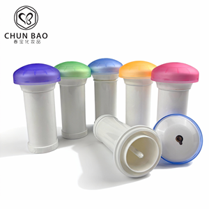 Tube de déodorant vide anti-fuite en plastique transparent, emballage de bâton de crème <span class=keywords><strong>solaire</strong></span>, conteneur de déodorant à visser personnalisé pour gel - Product Image 1