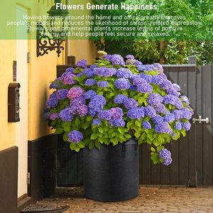 Macetas de Cultivo Reciclables, Duraderas y Ecológicas, Bolsas de Cultivo de Fieltro de Jardín de Tela No Tejida - Product Image 4