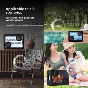 Hanging Bluetooth <b>Speaker</b> <b>With</b> RGB Mood <b>Light</b> Portable Wireless Rechargeable Home Decor Atmosphere Lamp Living Room Desktop Gift - Product Image 2