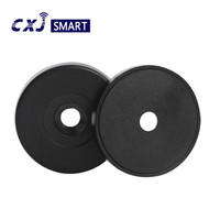 Étiquette NFC RFID en forme de pièce de monnaie ISO15693 I CODE SLI X pour patrouille en service - Étanche et durable (plus de 10 ans) pour contrôle d'accès
