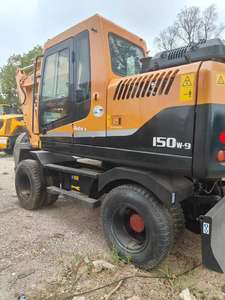 Excavatrice sur roues Hyundai 150W-9 de 15 tonnes avec moteur Cummins, boîte de vitesses et pompe d'origine, d'occasion en Corée, à vendre - Product Image 3