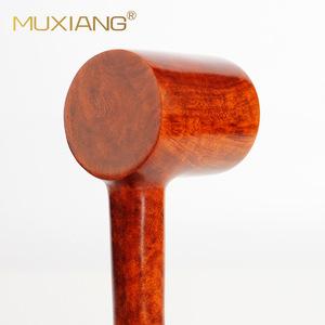 Muxiang Handmade Briarwood Pipe Straight Type Tobacco Pipe For Desktop Use - Product Image 4