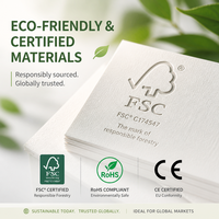 Servicio de Impresión de Tarjetas de Instrucciones de Devolución Certificadas por FSC de Alta Calidad, Tarjeta de Agradecimiento Profesional con Código QR para Vendedores