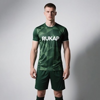 Seragam Jersey Sepak Bola Kustom Pria Wanita Remaja Tim Sepak Bola Pakaian Olahraga Profesional Bernapas Menyerap Keringat Latihan Pertandingan