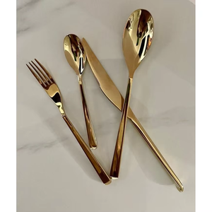 Ensemble de couverts Flateware avec un design moderne et tendance, ensemble de couverts Flateware faits à la main pour les repas - Product Image 2