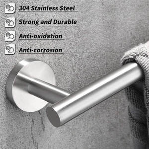 Accessoires <span class=keywords><strong>de</strong></span> <span class=keywords><strong>salle</strong></span> <span class=keywords><strong>de</strong></span> <span class=keywords><strong>bain</strong></span> modernes en acier inoxydable <span class=keywords><strong>de</strong></span> 24 pouces Tringle à serviettes en métal nickel brossé Porte-serviettes <span class=keywords><strong>de</strong></span> 24 pouces Design moderne <span class=keywords><strong>pour</strong></span> salles <span class=keywords><strong>de</strong></span> <span class=keywords><strong>bain</strong></span> - Product Image 2