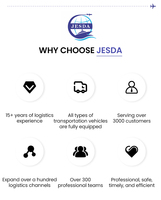 Jesda Zhejiang Cixi DDP Expédition avec taxes incluses Destinations mondiales 25-30 jours LCL+Express Assurance Marchandises générales 24/7