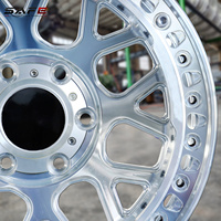 Rines Todoterreno Monobloque Forjados con Acabado Plateado para 4x4, 16, 17, 18, 19 Pulgadas, Compatibles con Ford F150, F250, Toyota Tacoma 6x139.7