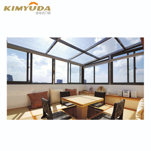 Modern Design Four-Season Solarium Prefab Sunroom Dust-Proof Window and <strong>Door</strong> Flat <strong>Roof</strong> for Villa Patio Application - Product Image 3