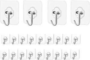 50 Mircons Household <b>Wall</b> <b>Hook</b> Strong Adhesive <b>Hook</b> Good <b>Wall</b> Adhesion Traceless <b>Hook</b> Load-bearing - Product Image 3