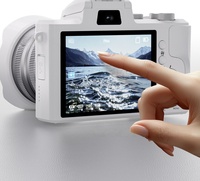 Caméra Vidéo Double Professionnelle 8K WiFi pour Vlogging et Streaming en Direct Écran Tactile 3.2'' Appareil Photo Numérique DSLR 88MP