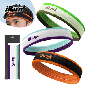 <span class=keywords><strong>IRun</strong></span> - Cinta para la Cabeza Deportiva de Algodón Terry Personalizada para Tenis, <span class=keywords><strong>Gimnasio</strong></span>, Correr, Baloncesto y Ciclismo - Product Image 1