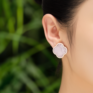 Boucles d'oreilles tendance en acier inoxydable 316L avec placage or PVD, durables et résistantes - Product Image 3