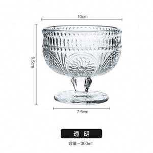 Wholesale Factory Creative Design Home Luxury Drinking Glassware Gold Handmade Transparent Wine <b>Glass</b> <b>Goblet</b> Cup 160ml/280ml - Product Image 5