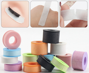 Bande de gel en silicone et coton de 3,6 m pour extensions de cils, douce, hypoallergénique, respirante, facile à retirer, idéale pour la pratique et respectueuse de la peau. - Product Image 3