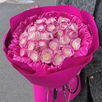 Kertas Kado Gulung Warna Solid Evergreenwrap, Kertas Pembungkus Buket Bunga, Perlengkapan Florist DIY, Bahan Kemasan Bunga Buatan Tangan
