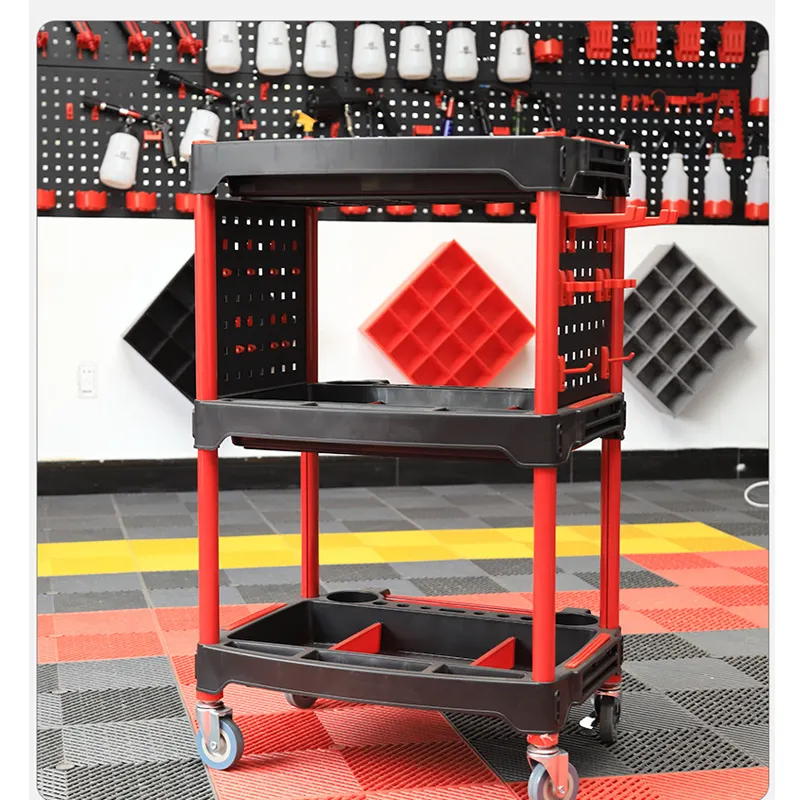 Tool cabinet without drawer for car beauty mechanics tool trolley tools