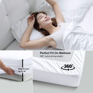 Hot Selling Wholesale Soft Brushed 2100 Thread Count <strong>Bamboo</strong> Fabric <strong>Sheet</strong> Set 4pcs Set - Product Image 4