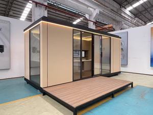 2026 Foshan Villa de villégiature préfabriquée abordable en acier léger, certifiée AU, avec salle de bain, module modulaire préfabriqué, type maisonnette, pour retraite et <span class=keywords><strong>caravane</strong></span> - Product Image 2