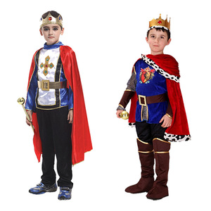 Halloween Cosplay niños Príncipe disfraz rey fiesta vestir mostrar ropa - Product Image 3