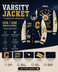 Giacca da Baseball in Pelle Vintage con Ricamo Personalizzato, Antivento, Sportiva, Oversize, Streetwear, Varsity per Uomo - Product Image 3