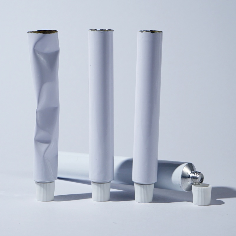 Custom High-quality Food Grade Glue Ointment Hair Curling Cream Cosmetic Tube Round Shape Aluminum 10ml 25ml 30ml 100ml