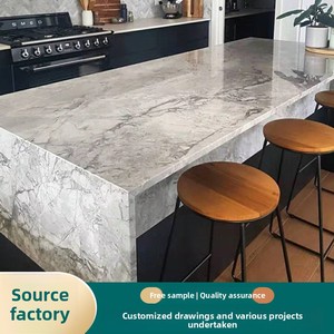 Losa de Cuarzo para <span class=keywords><strong>Encimera</strong></span>, Corte Personalizado, Pulido de Bordes, Blanco Puro, para <span class=keywords><strong>Lavabo</strong></span> de Baño y Panel de Cocina - Product Image 2