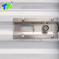 Loquet de serrure à cylindre de porte à volet roulant personnalisé OME en acier inoxydable estampillé