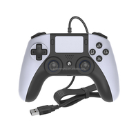 Manette de jeu filaire programmable HS-PS5300 pour console vidéo PS5 Slim Pro, câble USB de 3 m, manettes de jeu avec Turbo et prise jack 3,5 mm