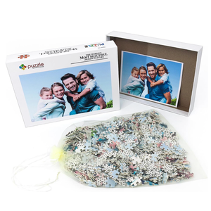 Casse-tête <span class=keywords><strong>photo</strong></span> en carton personnalisé pour cadeau d'anniversaire et de famille - Product Image 2