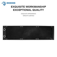 Système de refroidissement par eau pour boîtier d'ordinateur de robot industriel OCOCOO AS360-L, dissipateur thermique en aluminium fileté G1/4, roulement à billes, fonctionnement silencieux